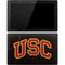 University of Southern California USC Logo Black Distressed Surface Pro Tablet Skin